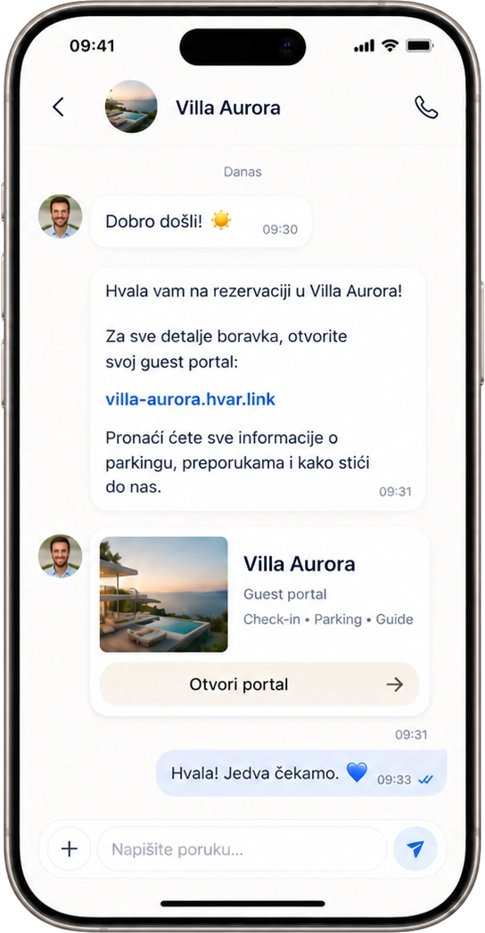 Your guest gets their link